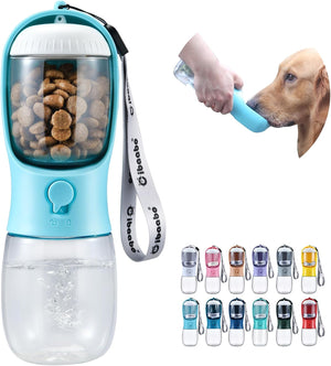 Dog Water Bottle (Blue, 300ML)