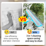 3 in 1 Spray Squeegee, Window Squeegee with Sprayer, Spray Windowsqueegee Cleaner with Spray Bottle for Car, Home, Kitchen Windows