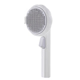 Pumpkin Cat Grooming Brush – Self-Cleaning Comb for Pets, Removes Loose Hair, Undercoat & Tangles