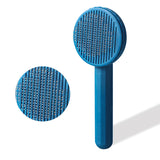 Pumpkin Cat Grooming Brush – Self-Cleaning Comb for Pets, Removes Loose Hair, Undercoat & Tangles