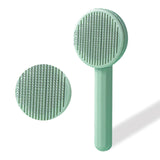 Pumpkin Cat Grooming Brush – Self-Cleaning Comb for Pets, Removes Loose Hair, Undercoat & Tangles