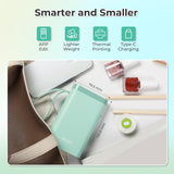Label Maker Machine with Tape, P21 Bluetooth Label Printer, Wireless Mini Label Makers with Multiple Templates for School Office Home, Green