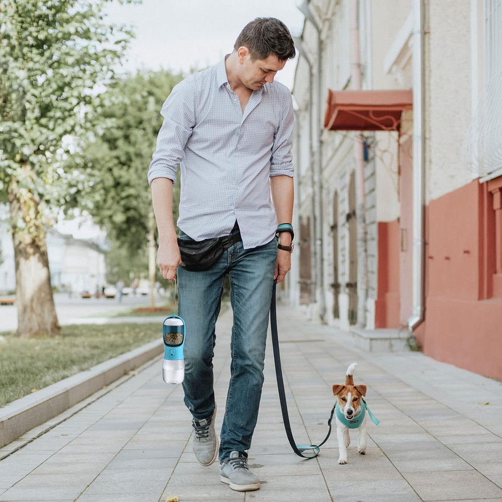 Dog Water Bottle (Blue, 300ML)