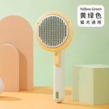 Pumpkin Cat Grooming Brush – Self-Cleaning Comb for Pets, Removes Loose Hair, Undercoat & Tangles