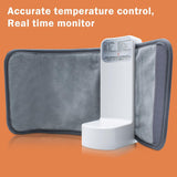 Portable Bottle Warmer for Travel, Rapid Warming with Battery-Powered Temperature Display, Waterless Milk Warming for Comfortable Baby Feeding on the Go
