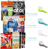 Kitchen Chip Bag Clips with Pouring Spouts - Reusable Plastic Cap Food Clips for Organizing and Storing Food in the Kitchen