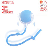 Rechargeable Cat Interactive Ball – Automatic Rolling Toy with Tail, Intelligent Mouse Simulation for Cats