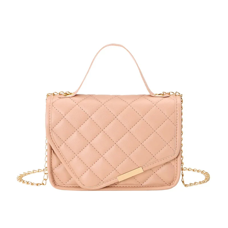 Women’s Luxury Messenger Bag – Embroidered Crossbody Handbag with Chain Strap