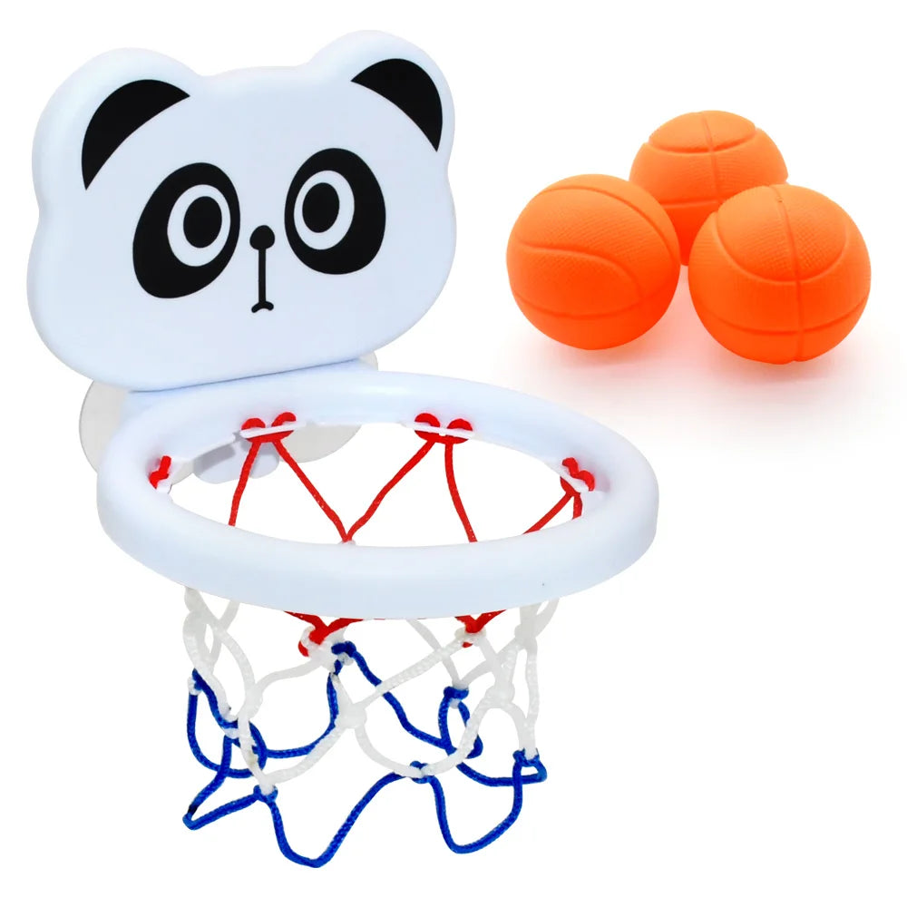 Baby Bath Basketball Toy – Toddler Bathtub Hoop with 3 Balls & Cute Whale Design
