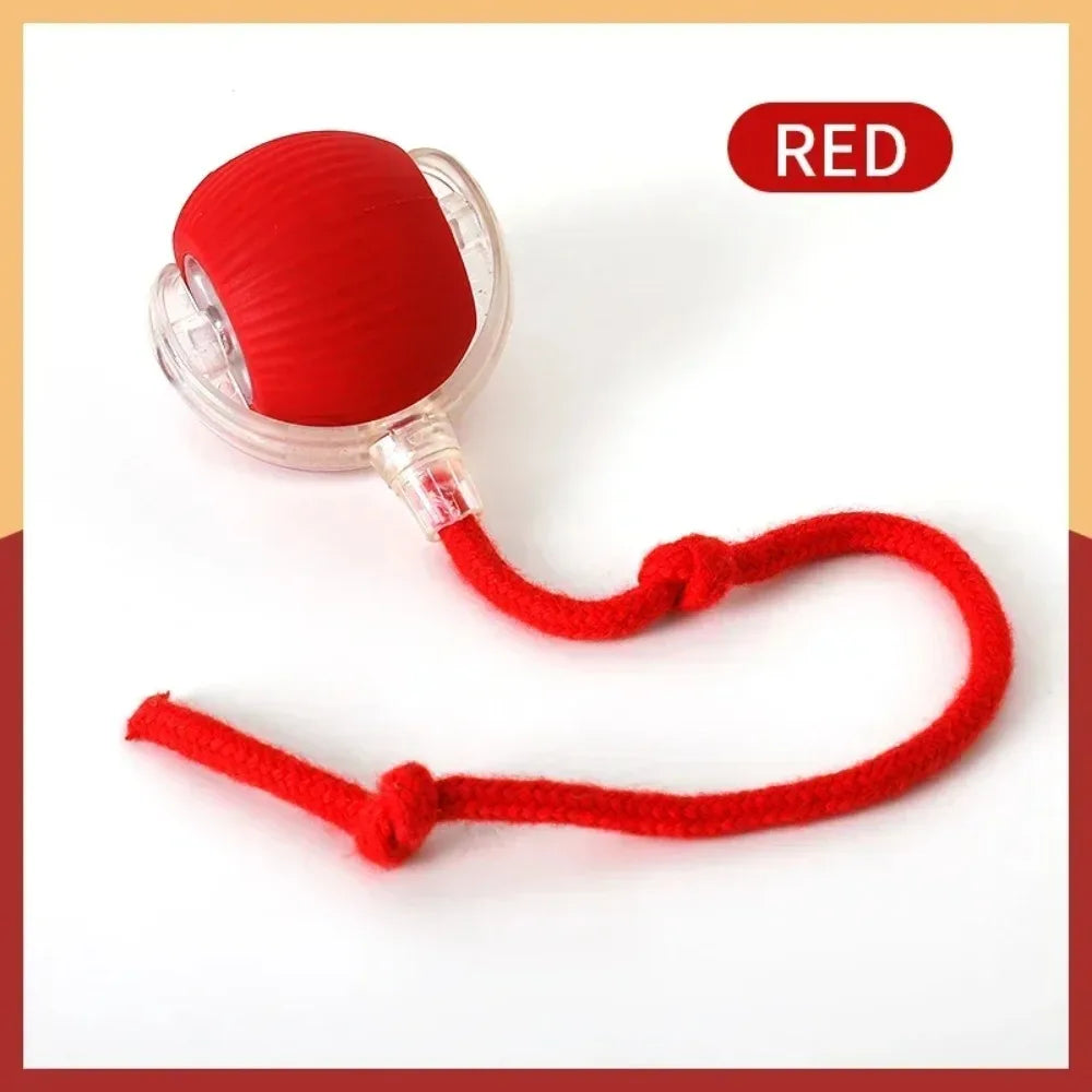 Rechargeable Cat Interactive Ball – Automatic Rolling Toy with Tail, Intelligent Mouse Simulation for Cats