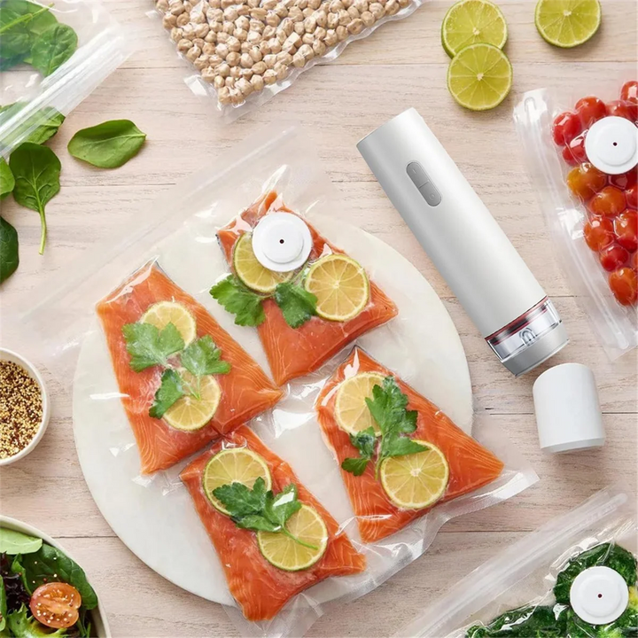 A74T Handy Vacuum Sealer – Compact High-Speed Food Sealer with 30 Bags