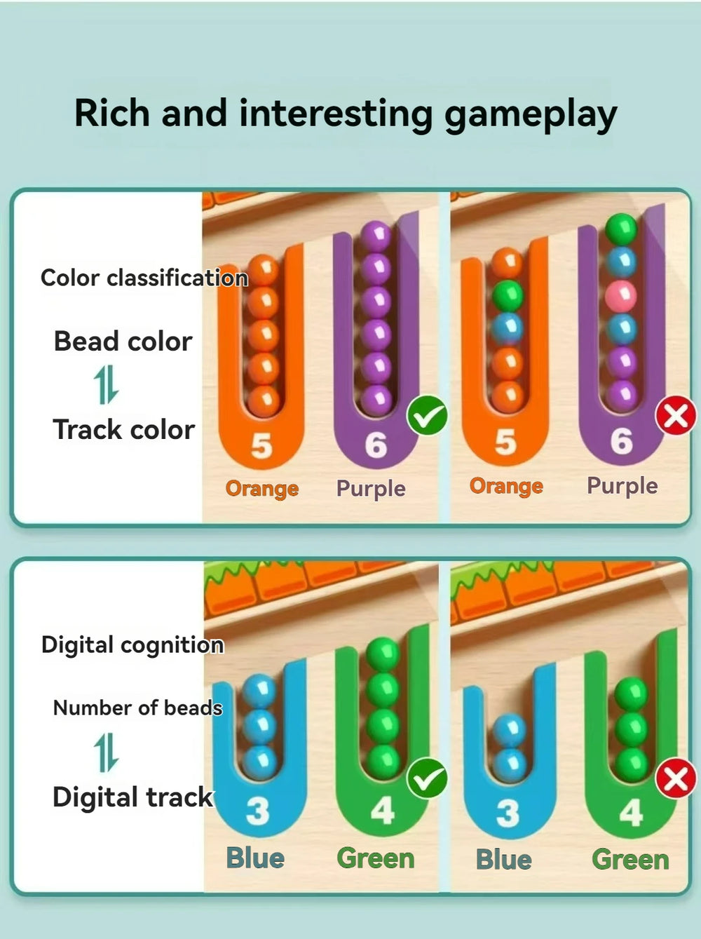 Children’s Magnetic Maze Walking Ball – Early Education Puzzle for Toddlers, Concentration & Logic Training Ages 3+