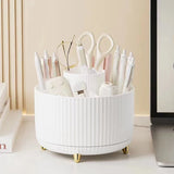 360° Rotating Makeup Organizer – Desktop Holder for Brushes, Lipstick & Jewelry