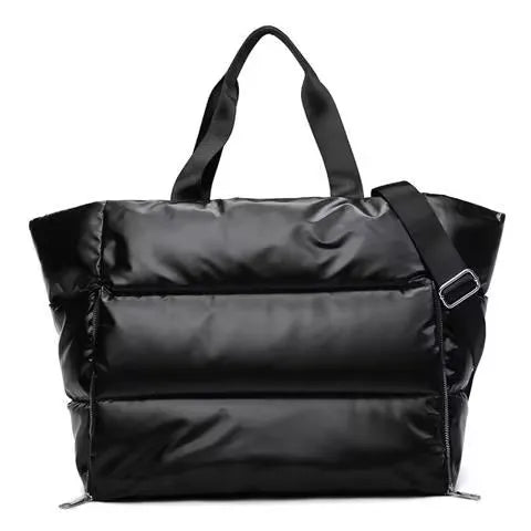 Women’s Yoga Mat Gym Bag – Large Capacity Fitness Tote, Travel Shoulder Bag with Zipper.