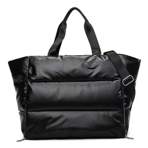 Women’s Yoga Mat Gym Bag – Large Capacity Fitness Tote, Travel Shoulder Bag with Zipper.