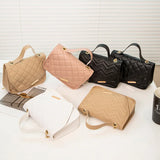 Women’s Luxury Messenger Bag – Embroidered Crossbody Handbag with Chain Strap