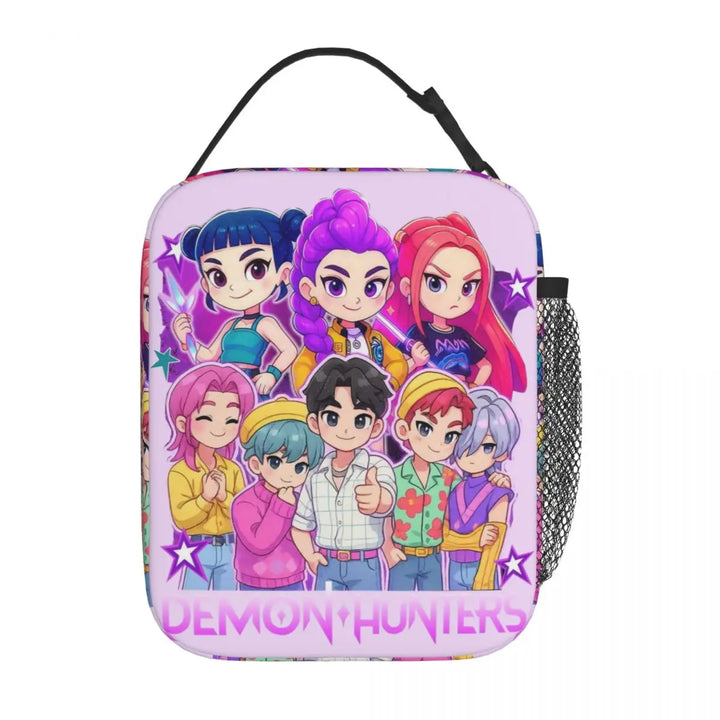 Huntrix K-Pop Lunch Bag – Cute Portable Cooler Tote for Kids