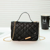 Women’s Luxury Messenger Bag – Embroidered Crossbody Handbag with Chain Strap