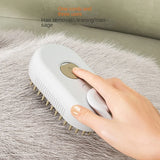 “3-in-1 Cat & Dog Steam Brush – Electric Spray Pet Grooming Comb for Hair Removal & Massage”