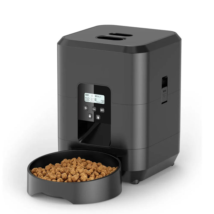 "Smart Automatic Pet Feeder – Timed Cat & Dog Food Dispenser with Slow Feed Bowl"