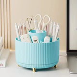360° Rotating Makeup Organizer – Desktop Holder for Brushes, Lipstick & Jewelry
