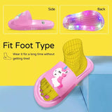 "Kids Unicorn Cartoon Slippers – Cute Light-Up Shoes for Boys & Girls"