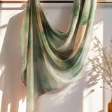Watercolour Floral Printed Modal Hijab – Lightweight, Breathable, Soft Cotton Rayon Viscose Shawl for Muslim Women
