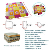 EVA Foam Baby Play Mat with Fence – Thick Puzzle Floor Mat for Kids & Toddlers