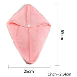 Microfiber Hair Towel Wrap – Super Absorbent Quick-Dry Hair Turban