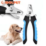 “Professional Pet Nail Clippers with Safety Guard – Stainless Steel Dog & Cat Grooming Scissors”