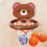 Baby Bath Basketball Toy – Toddler Bathtub Hoop with 3 Balls & Cute Whale Design