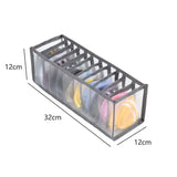 7-Grid Closet Organizer Box – Drawer Storage for Jeans, Socks & Pants