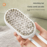 “3-in-1 Cat & Dog Steam Brush – Electric Spray Pet Grooming Comb for Hair Removal & Massage”