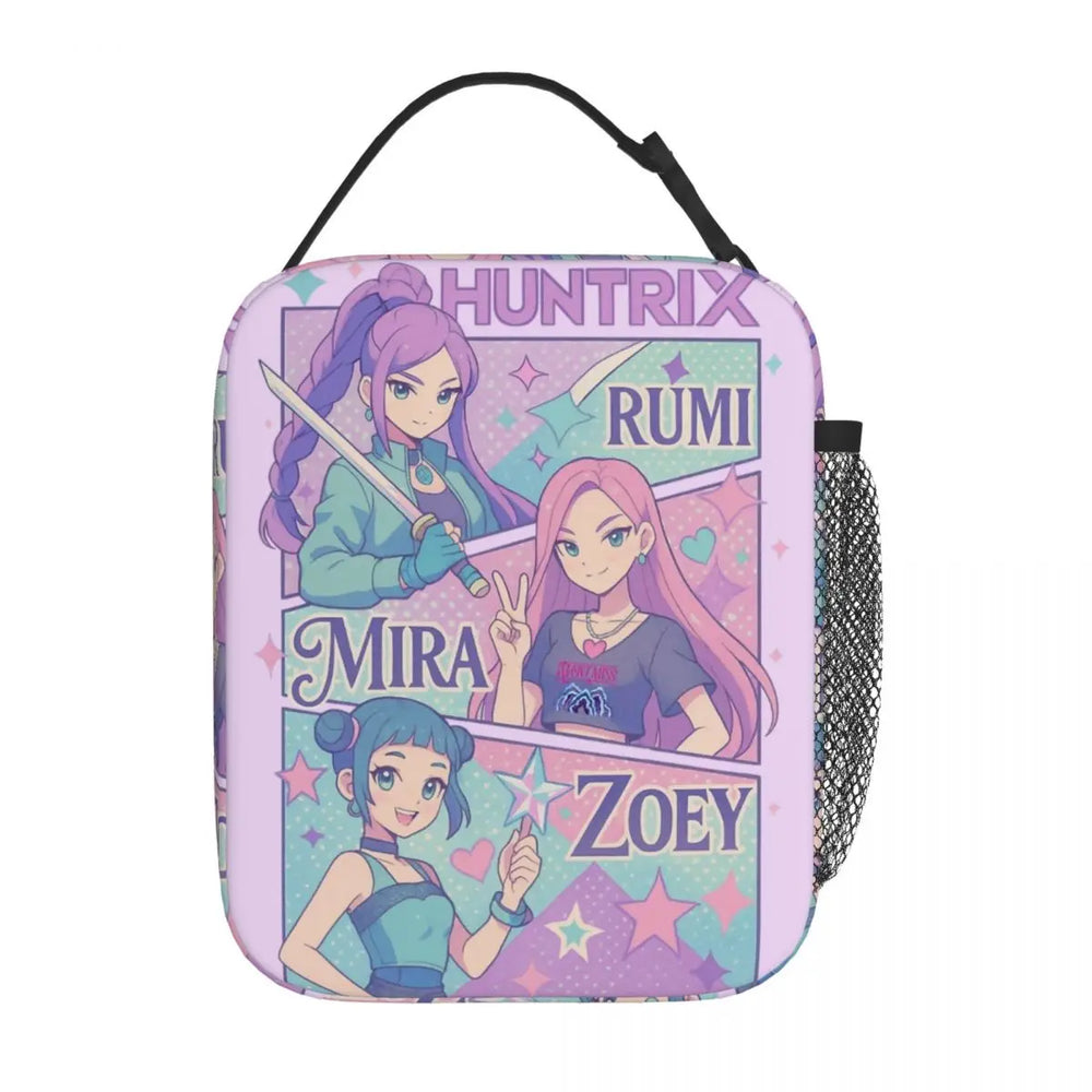 Huntrix K-Pop Lunch Bag – Cute Portable Cooler Tote for Kids