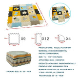 EVA Foam Baby Play Mat with Fence – Thick Puzzle Floor Mat for Kids & Toddlers