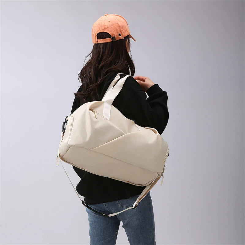 Large Capacity Travel Bag – Lightweight Leisure Handbag for Business, Short Trips & Fitness.