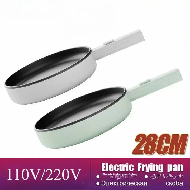 Electric Cooking Pot – Mini Frying Pan & Portable Hotpot, 110V/220V Household Cooker