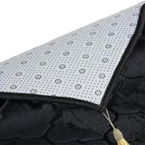 Thickened Printed Prayer Mat Plush with Tassel Flannel Prayer Mat