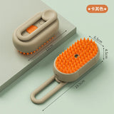 “3-in-1 Cat & Dog Steam Brush – Electric Spray Pet Grooming Comb for Hair Removal & Massage”