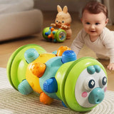 Baby Crawling Roller Toy – Infant Tummy Time Fitness & Sensory Development Activity Toy for 0–12 Months