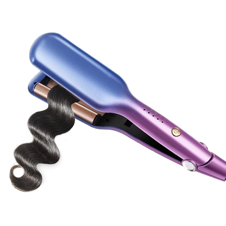 0.6" Triple Barrel Hair Waver – Ceramic Beach Waves Curling Iron with 5 Heat Settings