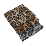 Leopard Print Scarf – Soft, Lightweight Women’s Shawl, Suitable Muslim Hijab Wrap for Daily Commuting & Outdoor Wear