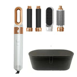 5-in-1 Hair Dryer & Hot Comb Set – Professional Curler, Straightener & Styling Tool