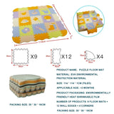 EVA Foam Baby Play Mat with Fence – Thick Puzzle Floor Mat for Kids & Toddlers