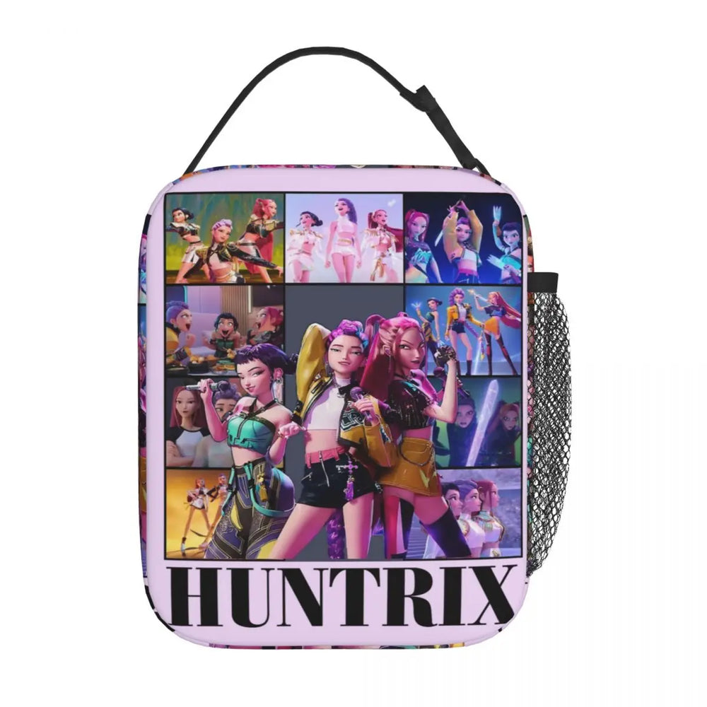 Huntrix K-Pop Lunch Bag – Cute Portable Cooler Tote for Kids