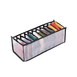 7-Grid Closet Organizer Box – Drawer Storage for Jeans, Socks & Pants
