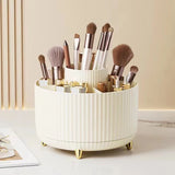 360° Rotating Makeup Organizer – Desktop Holder for Brushes, Lipstick & Jewelry