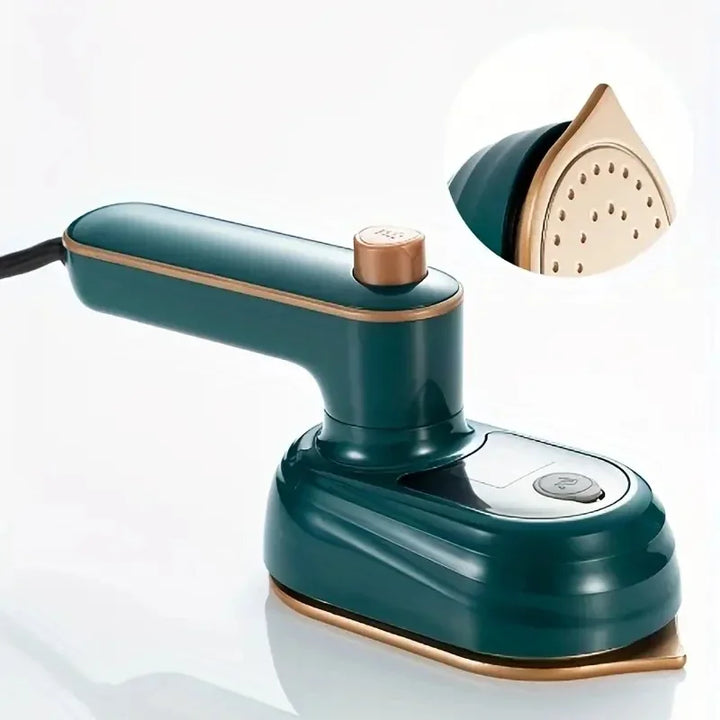 Portable Travel Steam Iron – Mini Rotating Electric Iron for Clothes, Dual Use Dry & Wet