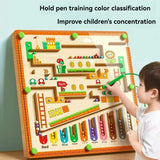 Children’s Magnetic Maze Walking Ball – Early Education Puzzle for Toddlers, Concentration & Logic Training Ages 3+