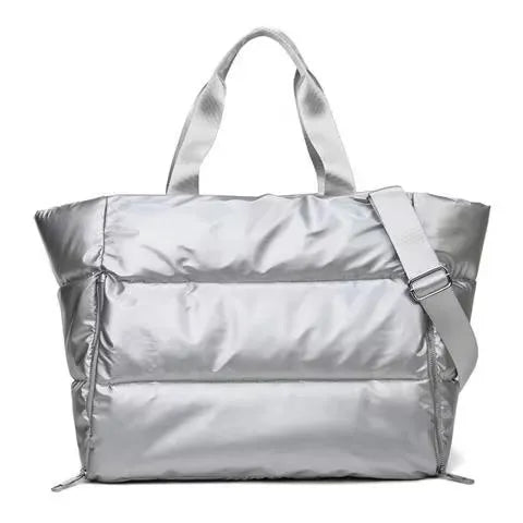 Women’s Yoga Mat Gym Bag – Large Capacity Fitness Tote, Travel Shoulder Bag with Zipper.